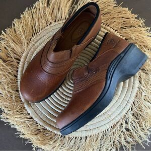 ARIAT Women’s Steel Toe Safety Clogs Golden Brown Size 6.5